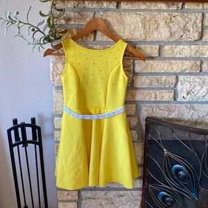Yellow Dance Dress Costume with built in leotard